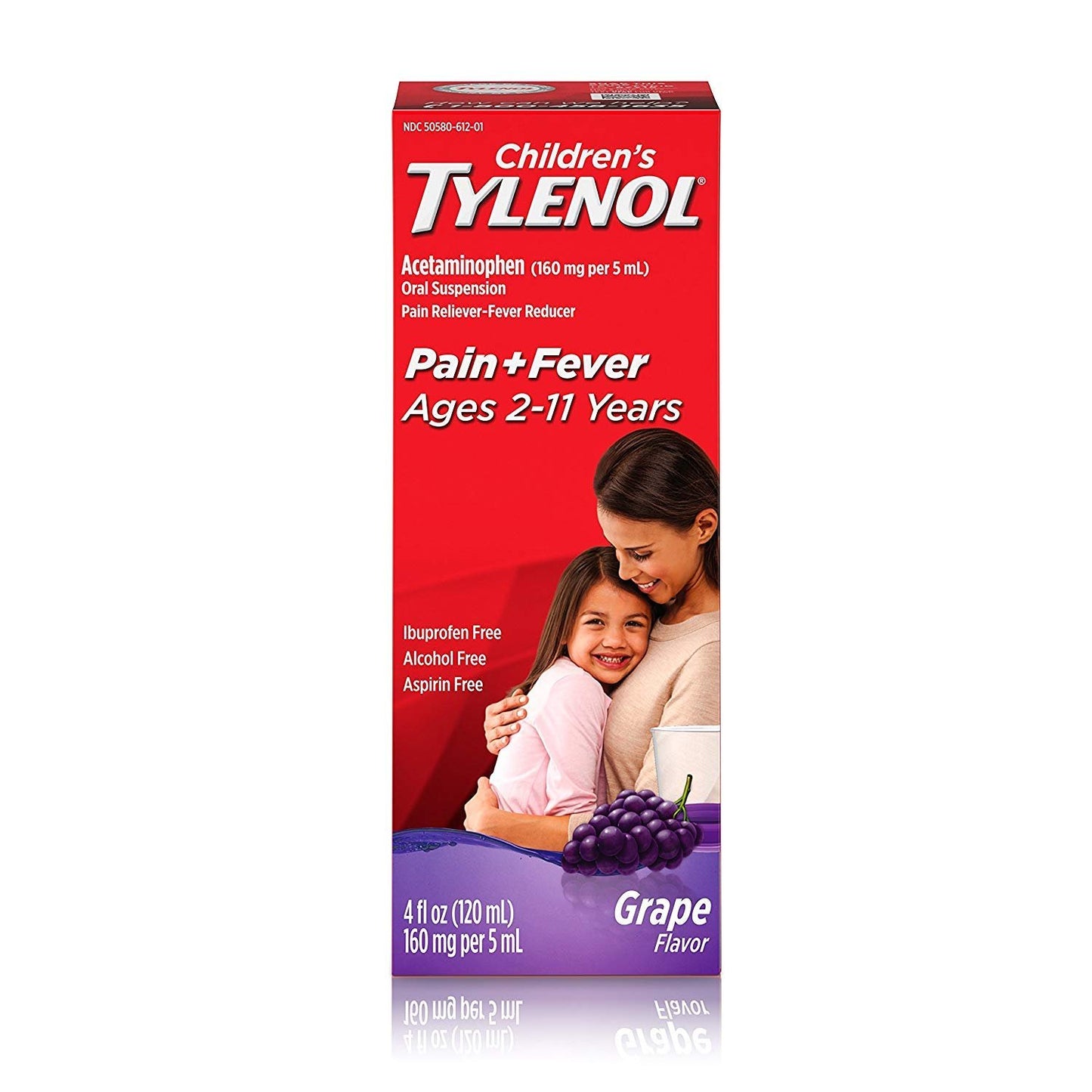 TYLENOL Children's Oral Suspension Grape Splash Flavor 4 oz