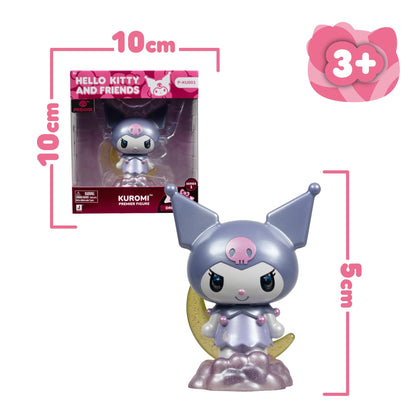 Hello Kitty Premier 4-Inch Figure – Kuromi Edition, Collectible Kuromi Figurine Detail for Display or Collection, Fans