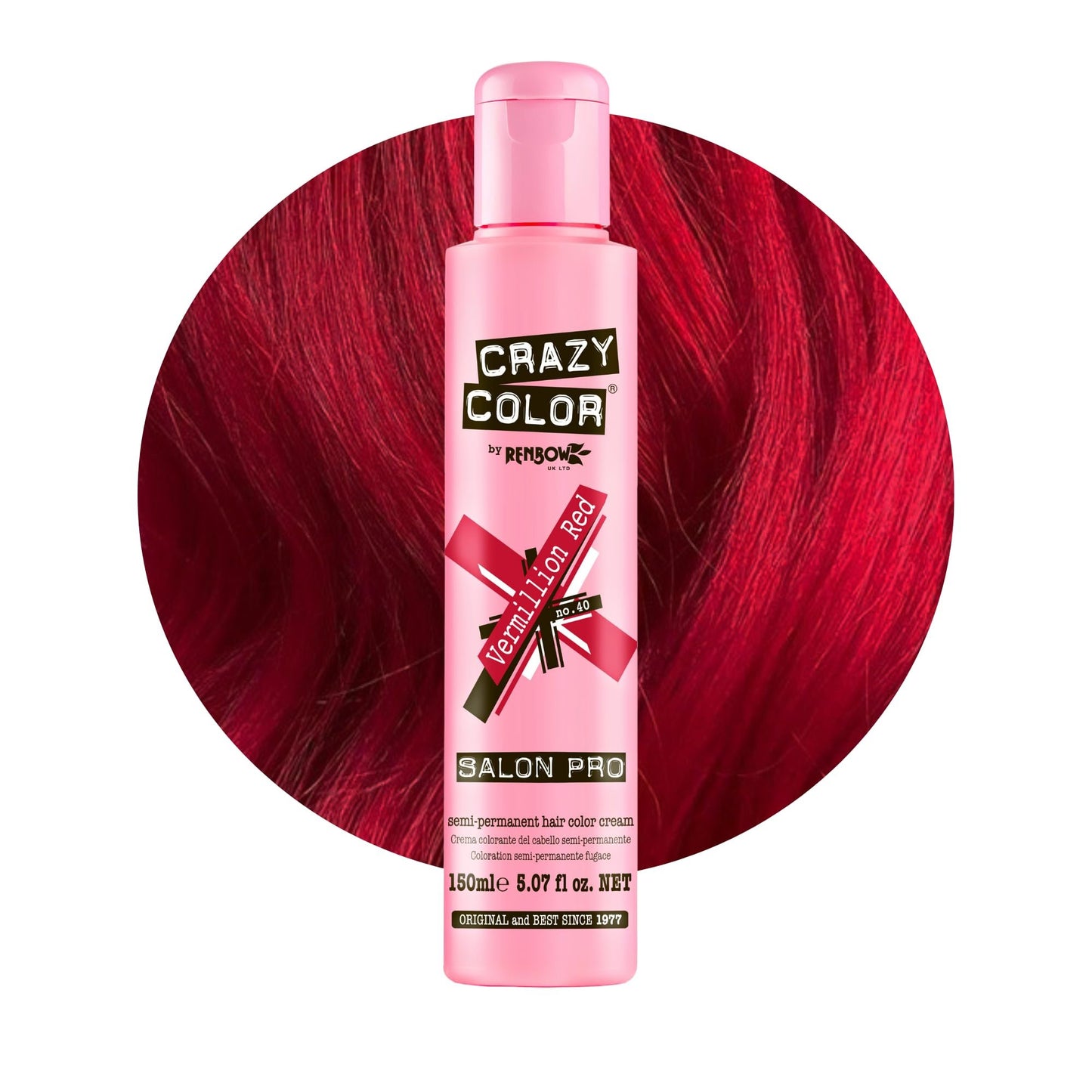Crazy Color Peppermint Semi-Permanent Conditioning Hair Dye (150ml)