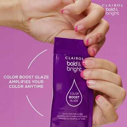 Clairol Bold & Bright Permanent Hair Dye, Vibrant, Moisturizing Hair Color with Color Boost Glaze