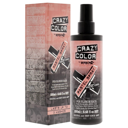Crazy Color Pastel Spray for Perfect Instant Color for Blonde Hair 250ml