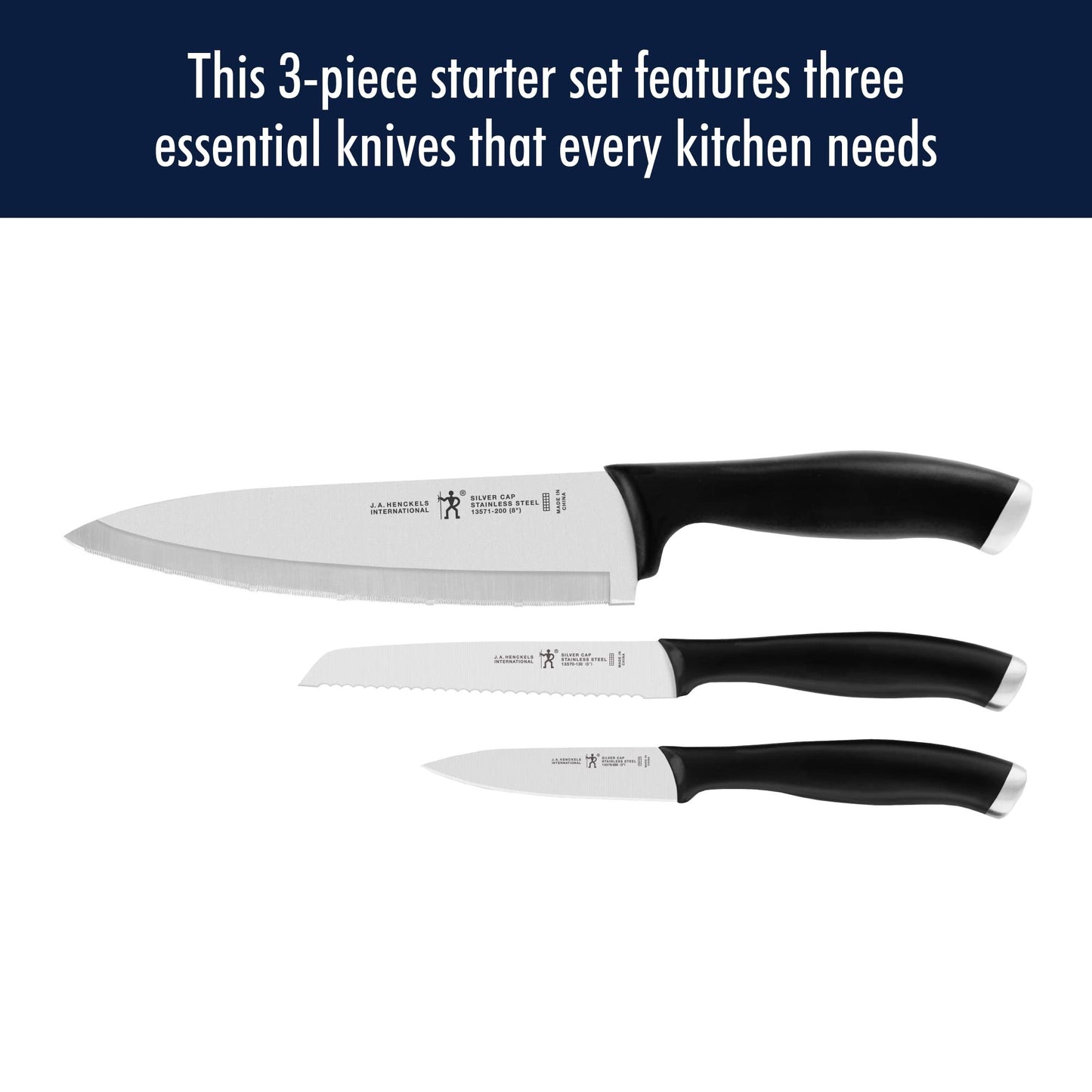 HENCKELS Henckles Forged Elite 3-pc Knife Set