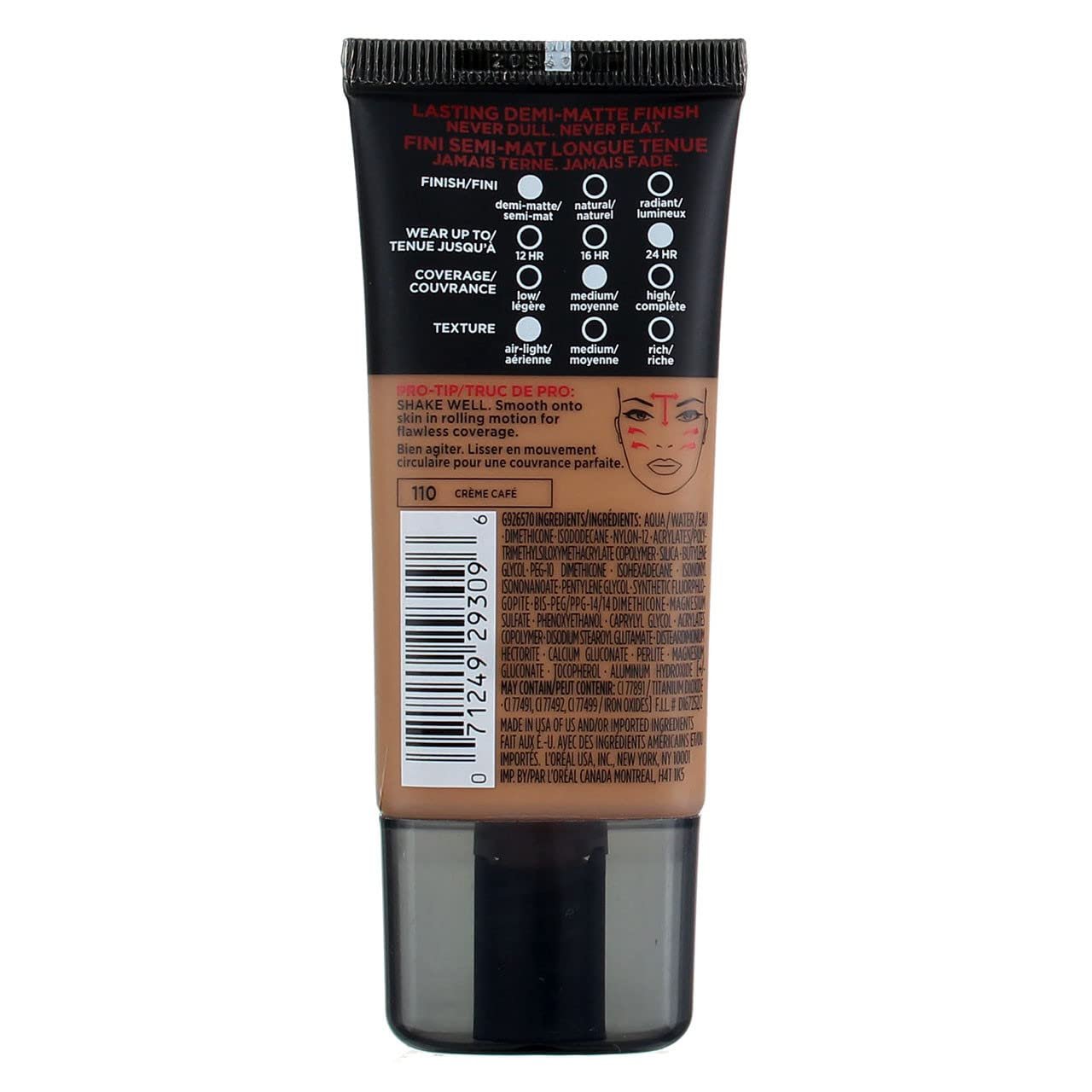 L'Oreal Paris, Infallible Pro Matte Creme Cafe Foundation Makeup