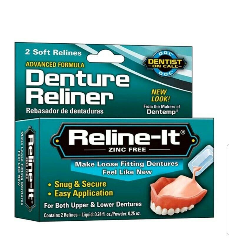 D.O.C. Reline-It Advanced Denture Reliner Kit (Pack of 3)