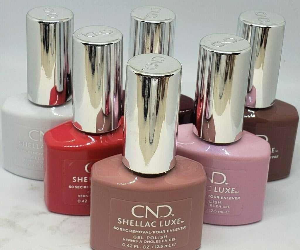 CND Shellac Luxe 60 Second Removal GEL POLISH - Choose From 75 Colors